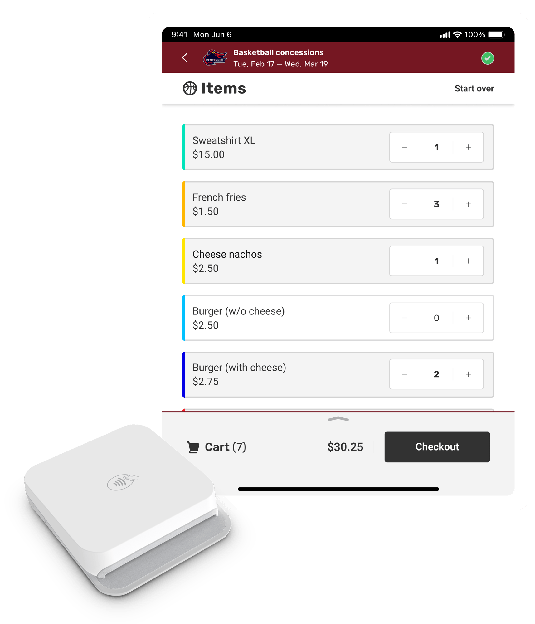 PO-GF-2024 Concessions Screens_List + Card Reader